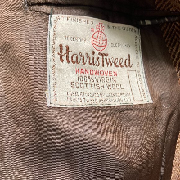 Vintage Harris Tweed Size S/M Wool Jacket - Picture 5 of 12